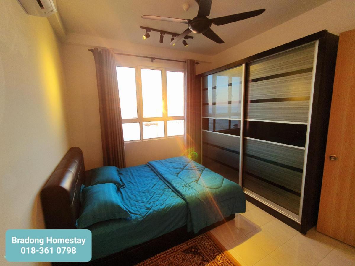 Bradong Homestay - Musllm Only, 3 Queen Bedrooms, Seaview, Infinity Pool, Gym, Near Drawbridge & Ktcc Mall Kuala Terengganu Esterno foto